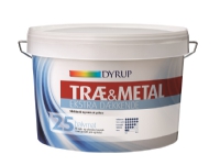 DYRUP TRÆ & METAL 25 - EKSTRA DÆKKENDE - HVID - 2,25L
