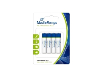 MediaRange - Batteri 4 x AAA - NiMH - (genopladelige) - 800 mAh