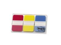 Post-it® Index kraftige arkiveringsfaner, medium, ass. farver, 3 blokke x 22 ark
