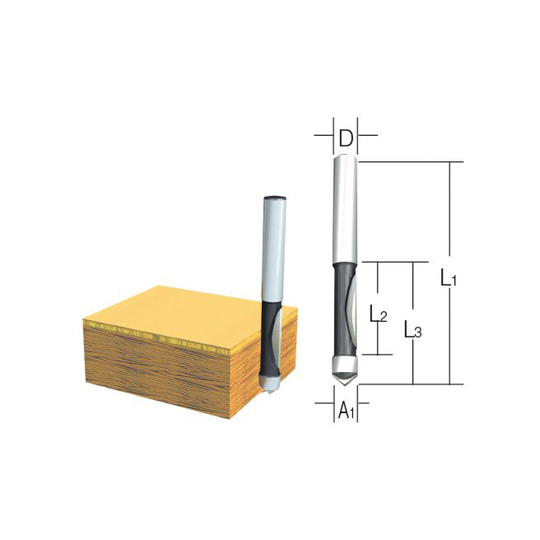 Makita Kantfræser 6mm - D-09335