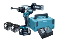 Makita slagboremaskine 18V - DHP486RT3J, inkl. kuffert, 3 stk 5,0Ah batterier & lader