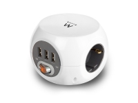 Ewent EW3939, 1,5 m, 3 AC stikkontakt(er), Indendørs, Type C, Type C, 1,5 mm²