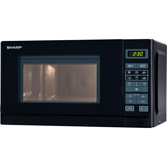 Sharp R-242 BKW mikrobølgeovn Solo mikroovn 20 L 800 W Sort