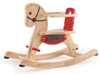 Pintoy Shetland Træ Gyngehest