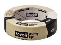3M 2010-24C, Almindelig maskeringstape, Beige, Grov, Glat, 1 dage, 50 m, 24 mm