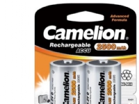 Camelion 17025220, Genopladeligt batteri, Nikkel-Metalhydrid (NiMH), 1,2 V, 2 stk, 2500 mAh, Flerfarvet