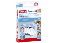 Powerstrips tesa® Small hvid dobbeltklæbende - (æske á 14 stk.)