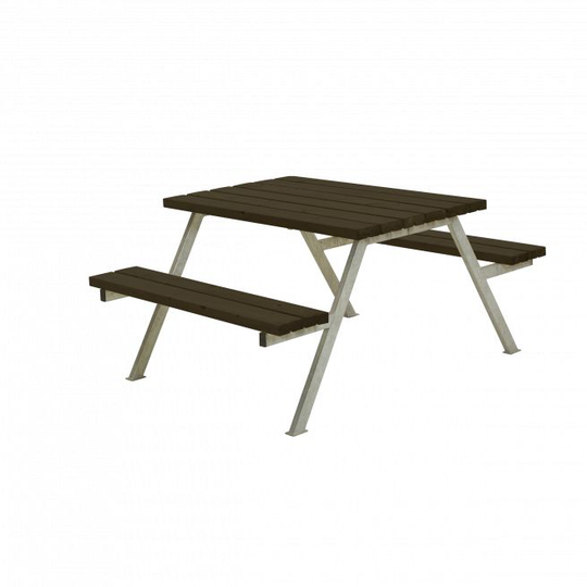Plus Alpha Bord/Bænkesæt - B 118 cm x H - Sort