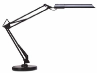 Bordlampe Swingo, med fod & bordklemme, sort