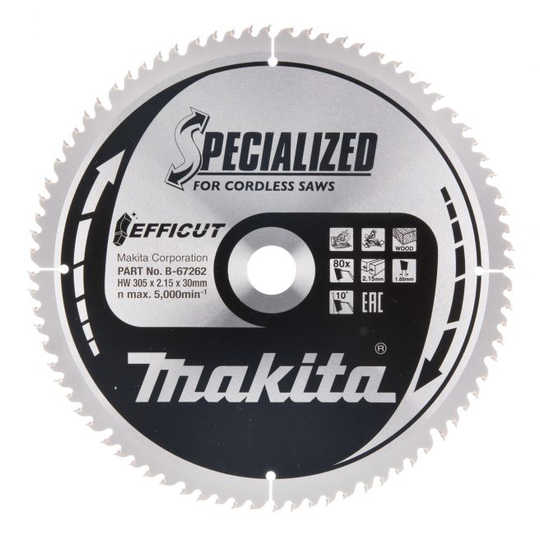 Makita Klinge Tct 305x30mm X 80t - B-67262
