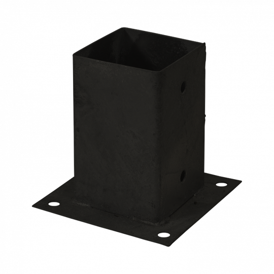 Plus Cubic Stolpefod - 9×9 cm stolper - til fundament - Sort - 17001-15