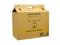 Papkasse til risikoaffald 500x248x320 mm,10 stk/krt