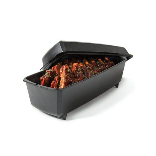 Broil King stegegryde/rib roaster i støbejern 48,5x19x14cm.