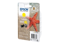 Epson 603XL - 4 ml - XL - gul - original - blister med RF/akustisk alarm - blækpatron - for Expression Home XP-2150, 2155, 3150, 3155, 4150, 4155 Wo
