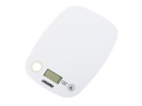 Mesko Home MS 3159w, Elektronisk køkkenvægt, 5 kg, 1 g, Hvid, Bordplade, Oval