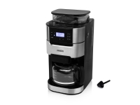 Princess 01.249411.01.001 Kaffemaskine Sølv-sort Kapacitet kopper=10 Funktion til at holde kaffen varm