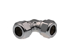 Vinkel Forkr.12 MM - Kompressions Fittings