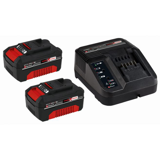 Einhell Power-X-Change starterkit 2x18V/3,0Ah