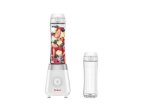 Tefal BL1KJ131, Bordplade blender, 0,6 L, 300 W, Sølv, Hvid