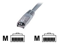 DIGITUS Premium - Patchkabel - RJ-45 (han) til RJ-45 (han) - 3 m - SFTP - CAT 5e - booted - grå