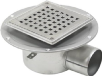 BLÜCHER justerbart boligafløb square 75mm til beton og fliser type 310