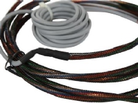 Fugtkabel konfektioneret med 75 cm sensor/200 cm signalkabel. Ekstern fugtsensor for brug sammen med Felson fugtalarm model 5030T.