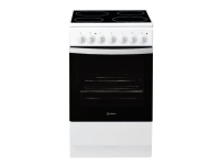 Indesit IS5V4PHW/E - Komfur - fritstående - bredde: 50 cm - dybde: 60 cm - højde: 85 cm - med selv-rengøring - Klasse A - hvid
