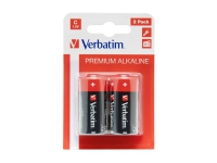 Verbatim - Batteri 2 x C - Alkalisk