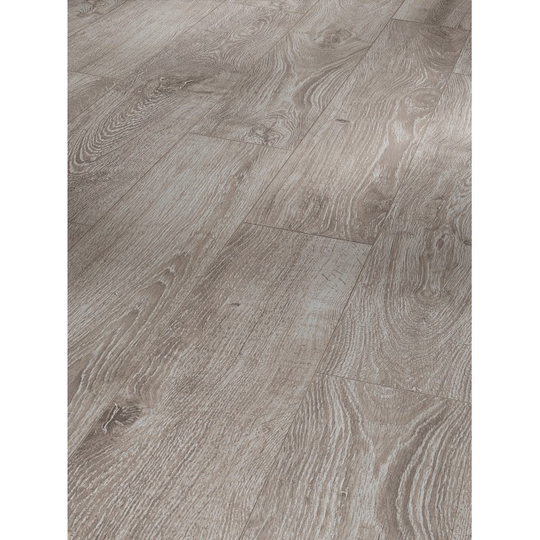 Parador Basic 600 XS Eg lysegrå silkemat struktur brede planke - Laminatgulv