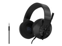 Lenovo Legion H200 Gaming - Headset - fuld størrelse - kabling - sort - for IdeaPad 1 14 3 14 5 Pro 14 S340-14 ThinkBook 14s Yoga G2 IAP V15 IML