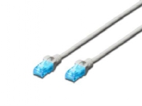 DIGITUS Professional - Patchkabel - RJ-45 (han) til RJ-45 (han) - 50 cm - UTP - CAT 5e - booted, knastfri - hvid