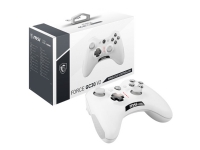 MSI Force GC30 V2 - Gamepad - trådløs, kabling - hvid - for PC, Android