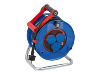 brennenstuhl Garant Bretec - Forlængelsesspole - input: strøm - output-stikforbindelser: 3 (strøm) - 25 m - sort