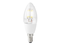 Nedis - LED-lyspære - form: C37 - klar finish - E14 - 5 W - klasse G - hvidt lys