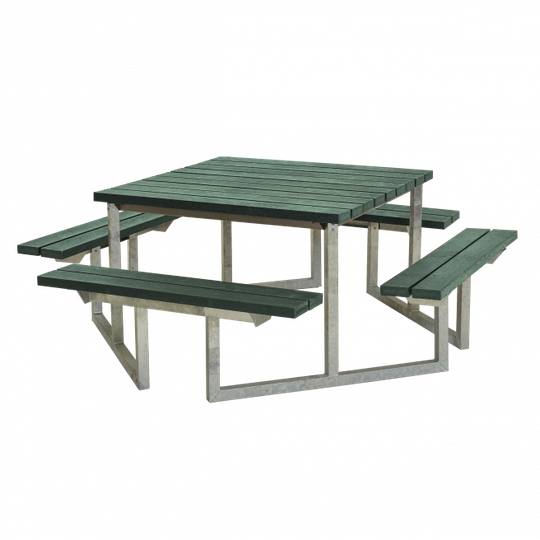 Plus Twist Bord/Bænkesæt - 204 cm - ReTex - Grøn - 187810-31