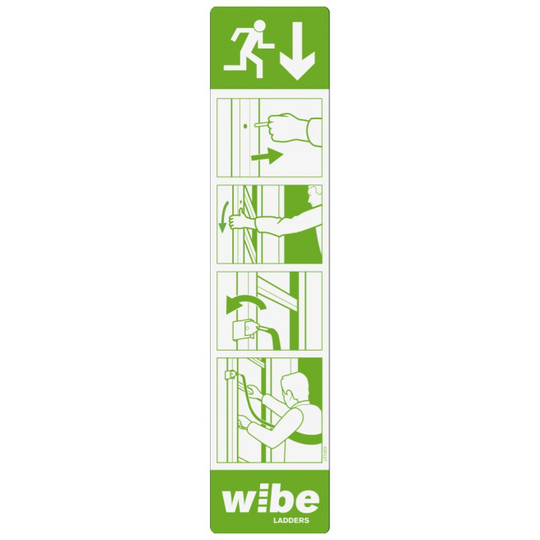 Wibe Instruktionsskilt Sele - WURS IS-SE
