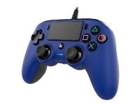 NACON Compact Controller - Gamepad - kabling - blå - for PC, Sony PlayStation 4