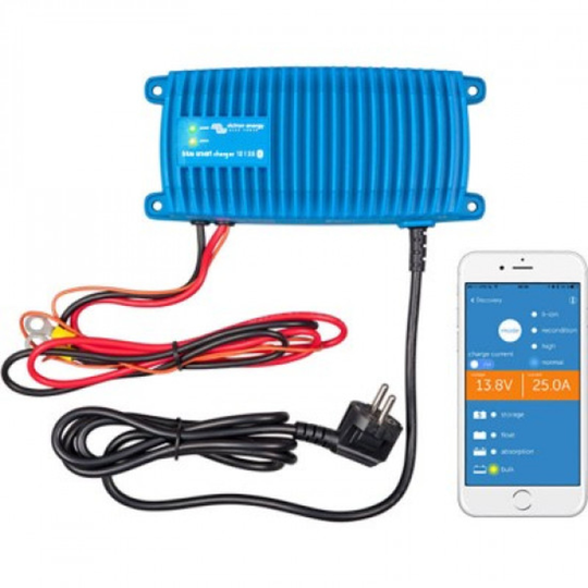 Victron Blue Smart Batterilader 24v 8 amp. 1 grp. ip67