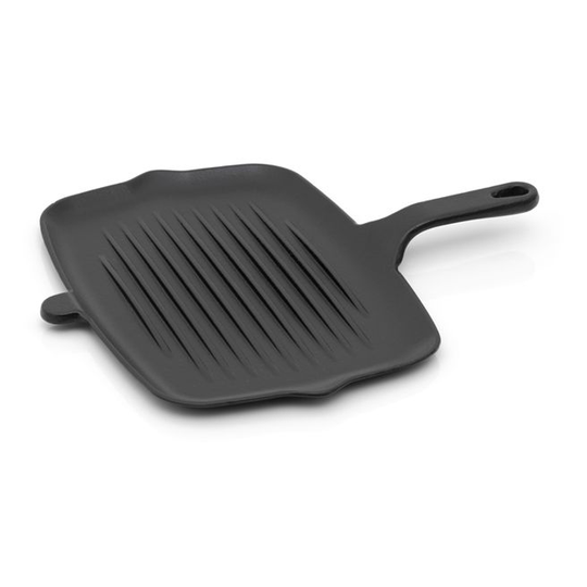 Paleo Flad Grillpande XL, sort, 32x22cm - Grillpande