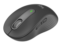 Logitech Signature M650 for Business - Mus - optisk - 5 knapper - trådløs - Bluetooth, 2.4 GHz - Logitech Logi Bolt USB-modtager - grafit