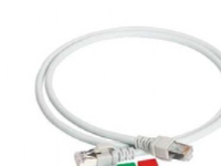 Schneider - Patchkabel - RJ-45 (han) til RJ-45 (han) - 1 m - foldet uskærmet snoet par (F/UTP) - CAT 6 - grå