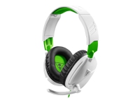 Turtle Beach RECON 70X - Headset - fuld størrelse - kabling - 3,5 mm jackstik - støjisolerende - hvid