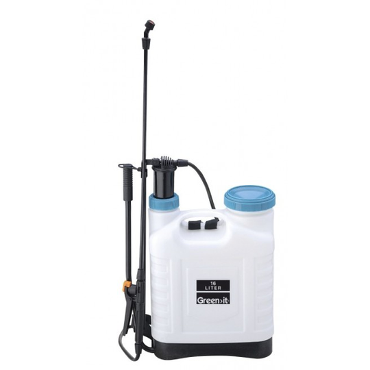 Green-It Rygsprøjte m/pumpe, 16 Liter