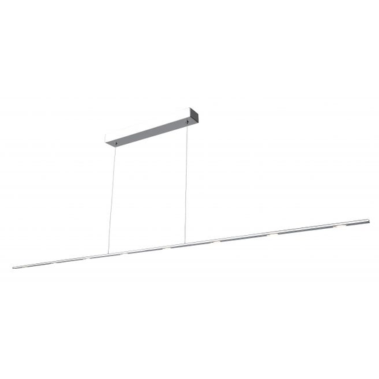 Sompex Loftlampe Mary, 8lys Krom - Højde 150 cm