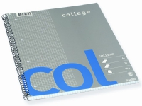 Kolligeblok A4+ Bantex COL kvadreret m/huller - (10 stk.)