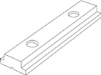 SCHNEIDER ELECTRIC Samlestykke FED-SSJ med 2 skruehuller højde 8 mm, bredde 11 mm, længde 50 mm aluminium