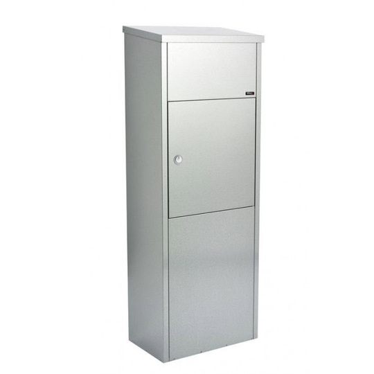 Allux 600 Pakkepostkasse med cylinderlås - Galvaniseret
