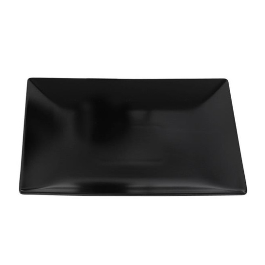 Aida Quadro stoneware flad tallerken sort 26 x 26 cm 1 stk -40121