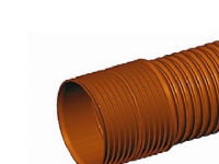 PP-anlægsrør DN600x3000mm SN8 - EN13476. 683-600mm. K2 med muffe og tætn.ring