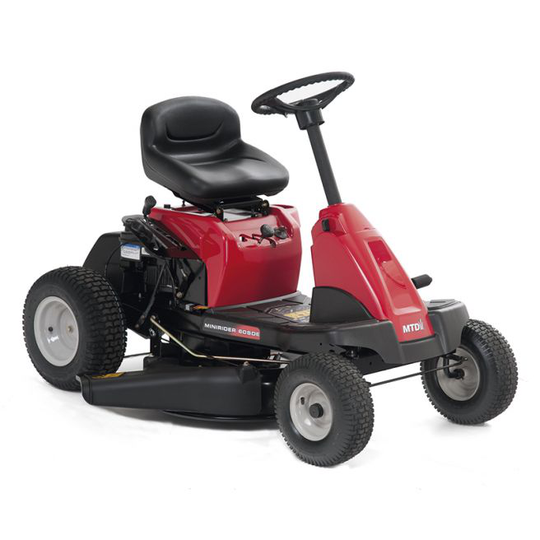 MTD Minirider 60 Sde E Havetraktorer